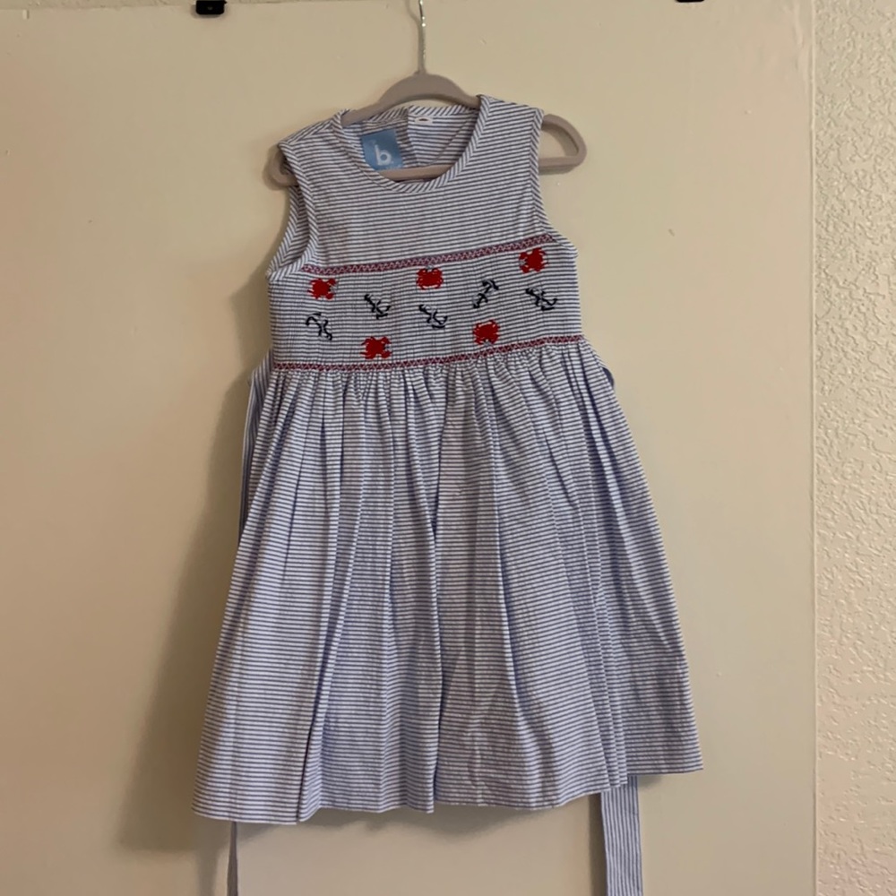 Summertime Toddler Seersucker Dress - 3T